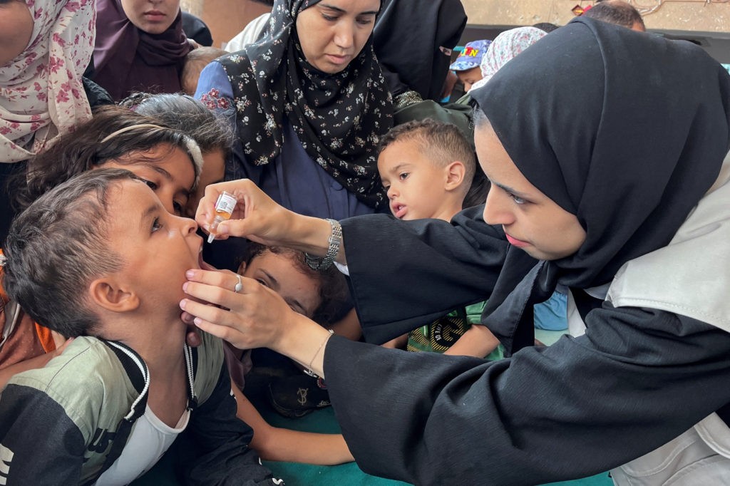 Gaza ge 94,000 kudakudhinnah Polio vaccine dheefi