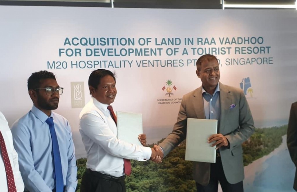 Raa. Vaadhoogai 4 thareege resort eh hadhan singapore ge kunfunyakah bin dhookohffi