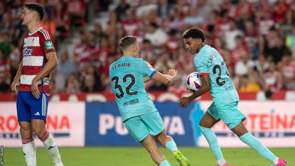 Barca in fahathun arai evvaru kuri iru, Yamal ah record eh