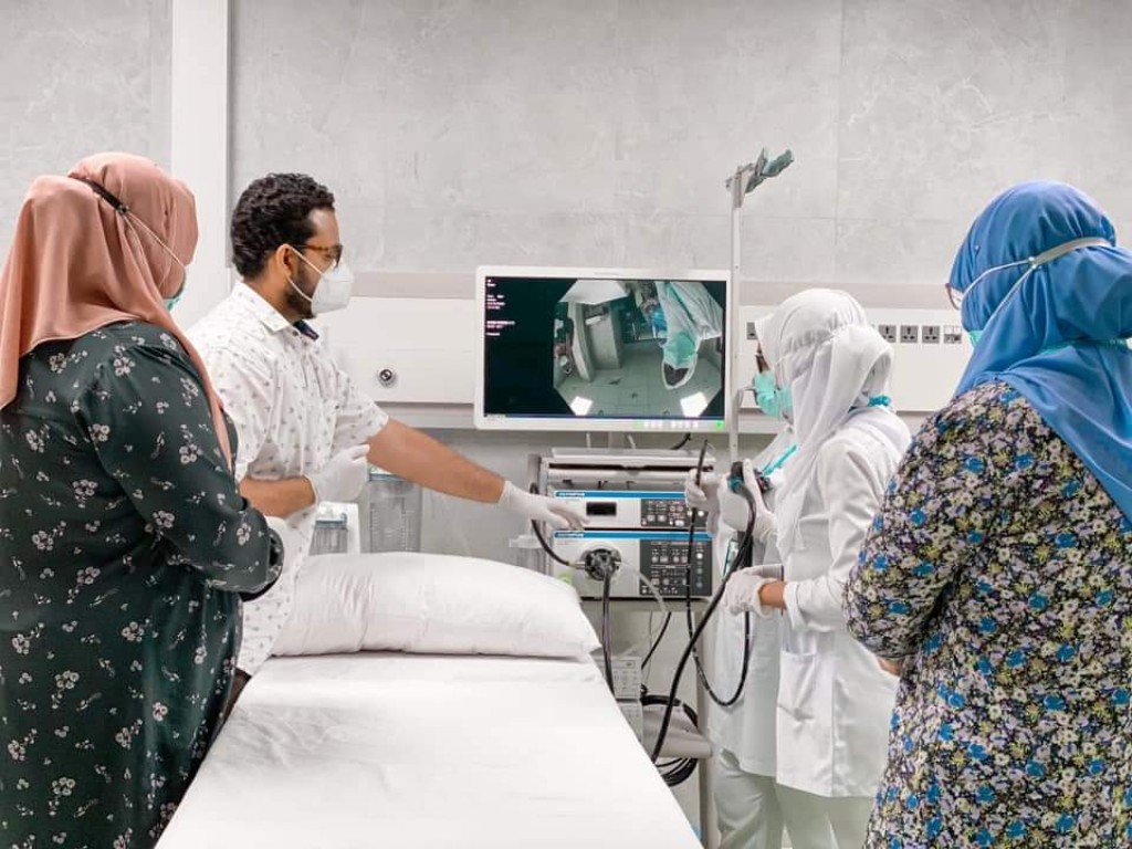 Equatorial Hospitalun endoscopy ge hidhumaiy dheyn fashaifi
