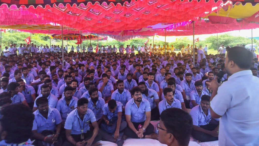 Samsung factory gai masakkai kuraa India meehun muzaaharaa kuranee