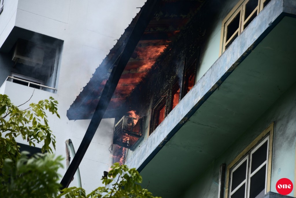 Fire incident in Male' City