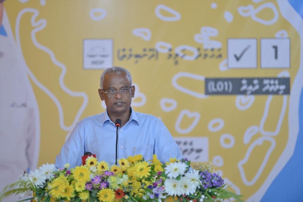 Projects that were done for MVR 70 mln are now being done for MVR 30 mln: President