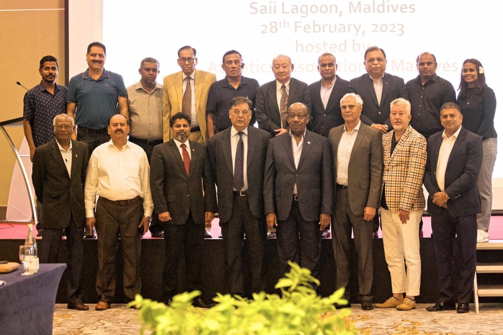 Dhekunu Asia ge athletics federation ge aammu bahdhaluvun Raajjey gai baavvaifi