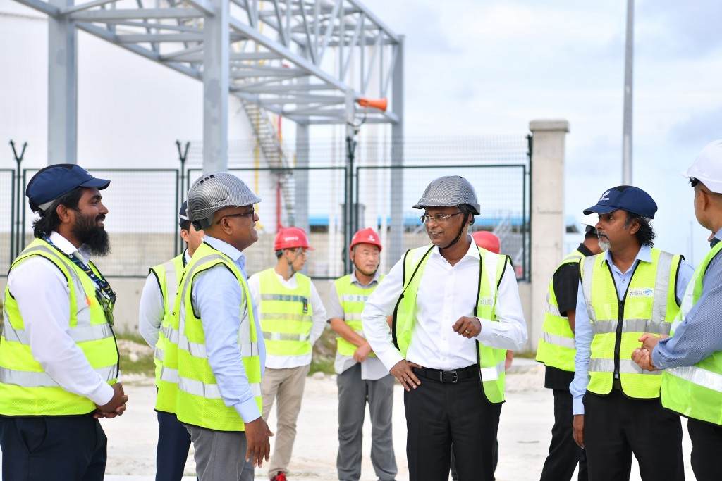 Major projects at VIA near completion,  President visits to inspect developmental progress