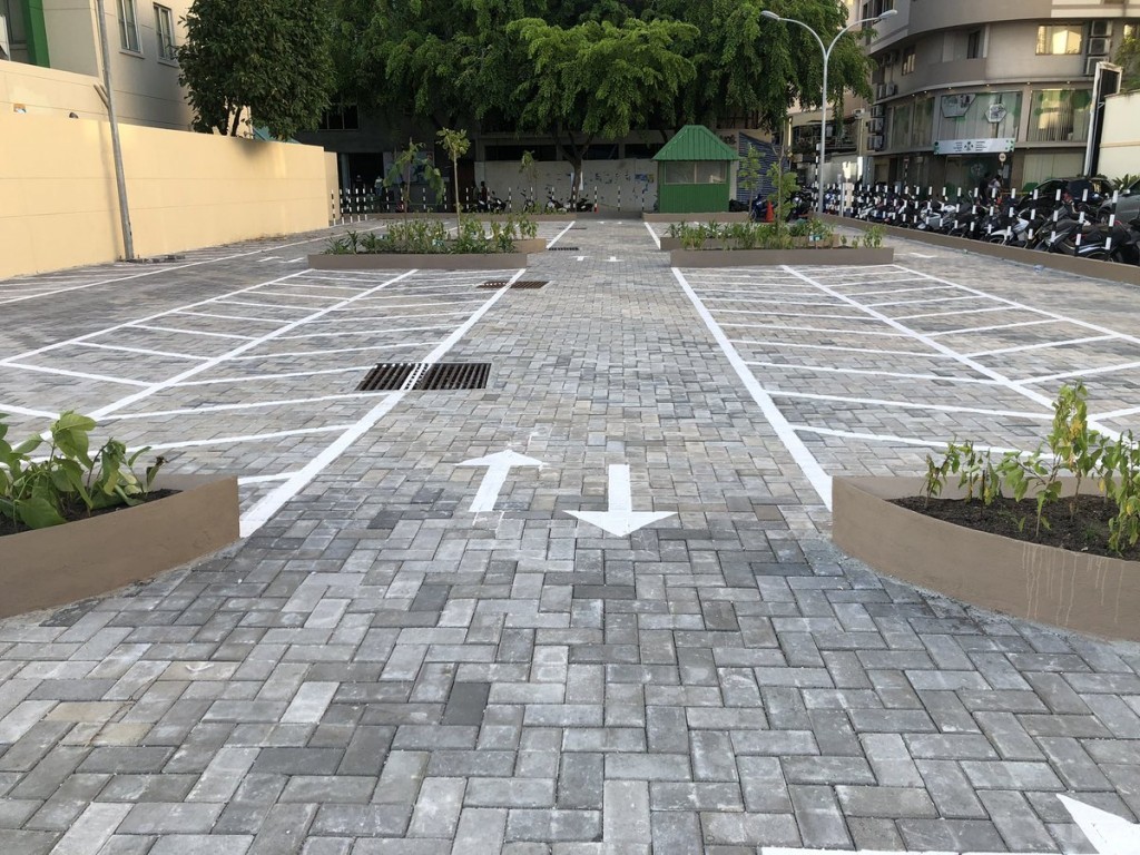 New parking space created near Finance Ministry