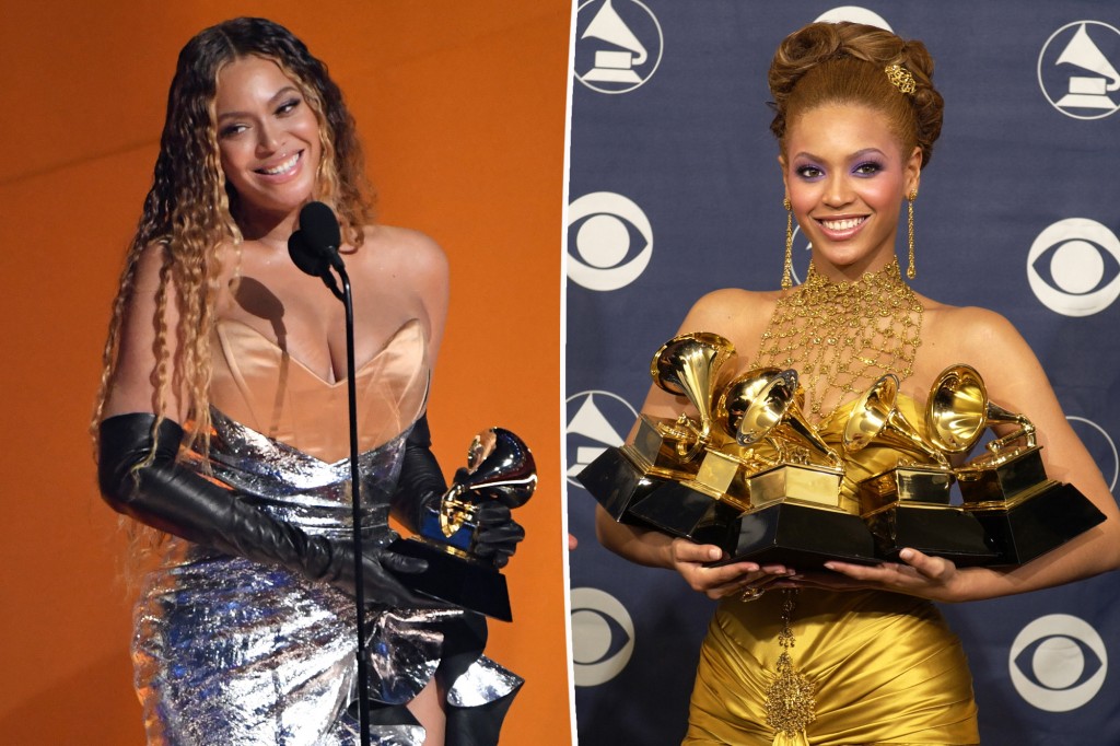 Grammy nomination thakuge enme kureegai Beyoncé!