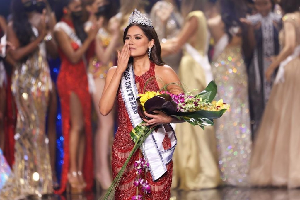 Miss Universe 2021 ah Mexico ge Reetheege raanee Andrea Meza hovijje