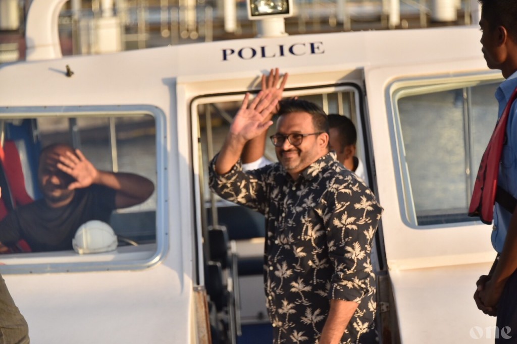 Adeeb arrested and taken back to Dhoonidhoo again