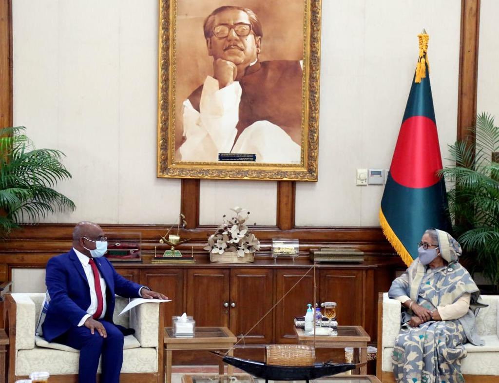 Minister Shahid, Bangladesh ge boduvazeeru Sheikh Hasina aa bahdhalu kurahvaifi