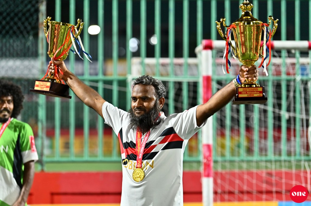 ވަން ފޮޓޯ: ގޯލްޑަން ފުޓްސަލް ޗެލެންޖް 2025ގެ ފޯރިގަދަ ޒޯން ފައިނަލްތައް