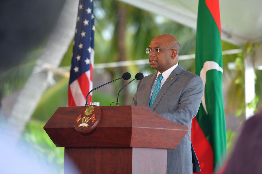 UN ge aanmu majlis ge raees akah Shahid gennan Saudi ves thaaeedhu