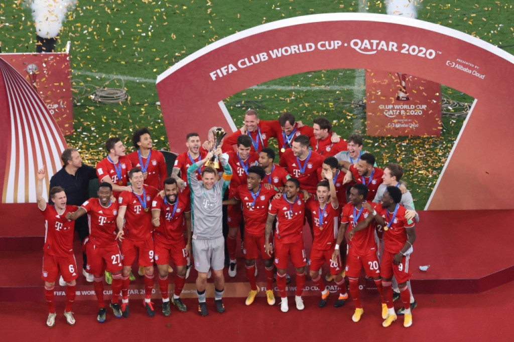 Dhuniyey ge champion kan hoadhai Bayern in 1 aharu therey 6 thashi hamakoffi