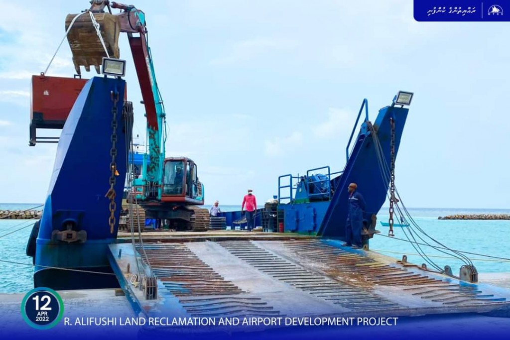 Alifushi bin hikkumaai Airport tharaggee kurumuge amalee masaikaiy fashan thayyaaruvejje