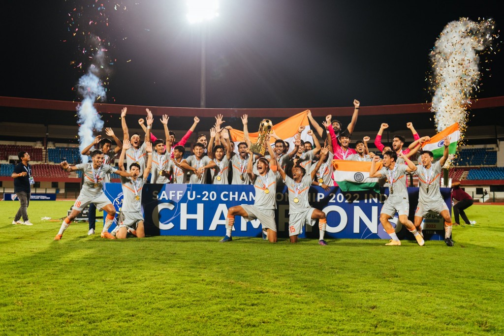 SAFF 20 aharun dhashuge champion kan India in hoadhaifi