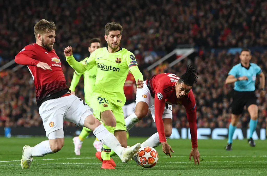 Europa league ge gadha 16 ge play off gai United aai Barca ge kurimathilumeh