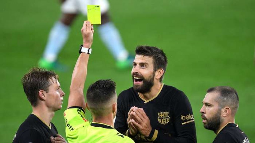Gina referee in nisbaiyvanee Madrid ah, e referee in Real kolhah jehey: Pique