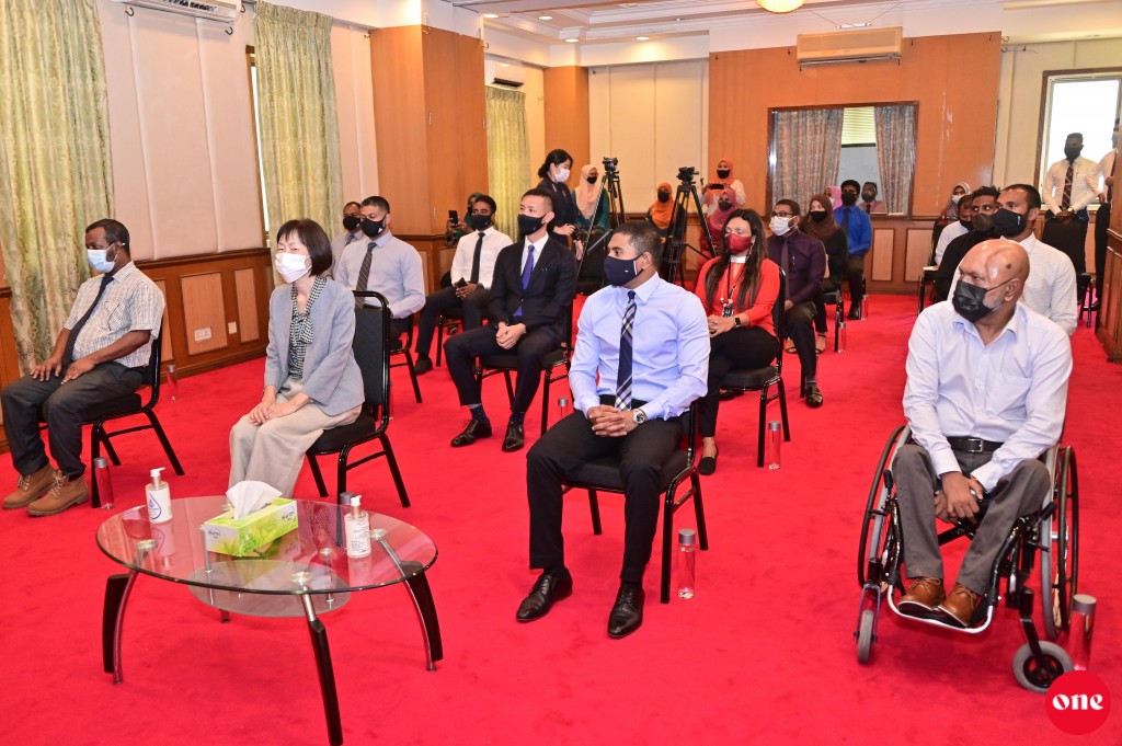 #OnePhoto : Japan embassy aai  MAPD in beyvvi soe kurumuge rasmiyyaathu