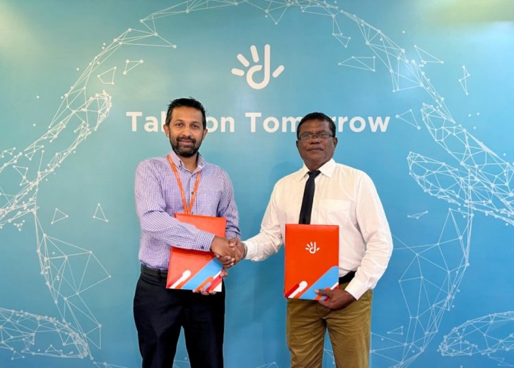 Beach volley tour ge Maldives challenge ge digital partner akah Dhiraagu