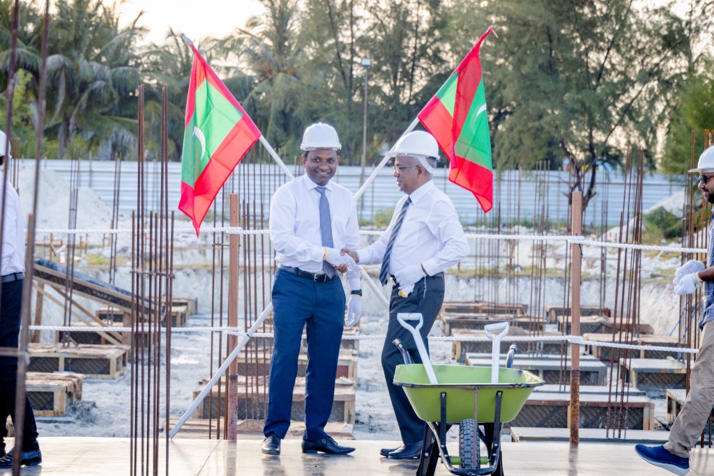Villingili gai imaaraaiy kuraa 50 row house ge bingaa alhaifi