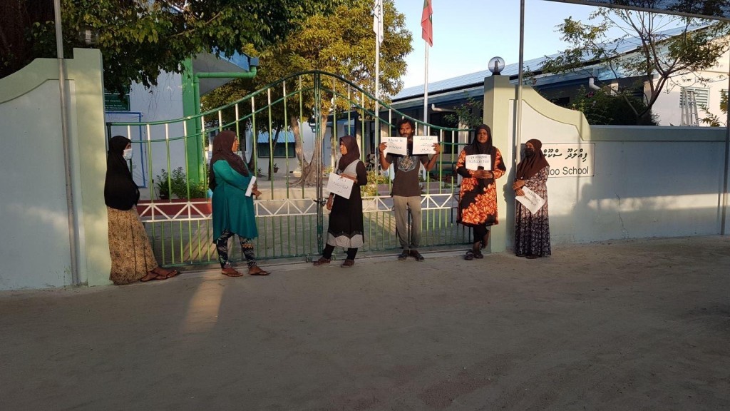 After three years without a school Principal, parents lock Filladhoo School