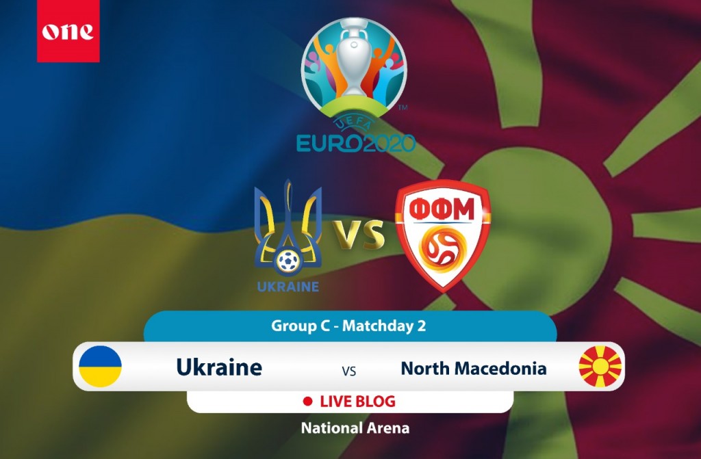 LIVE: EURO 2020: Ukraine 2-1 North Macedonia