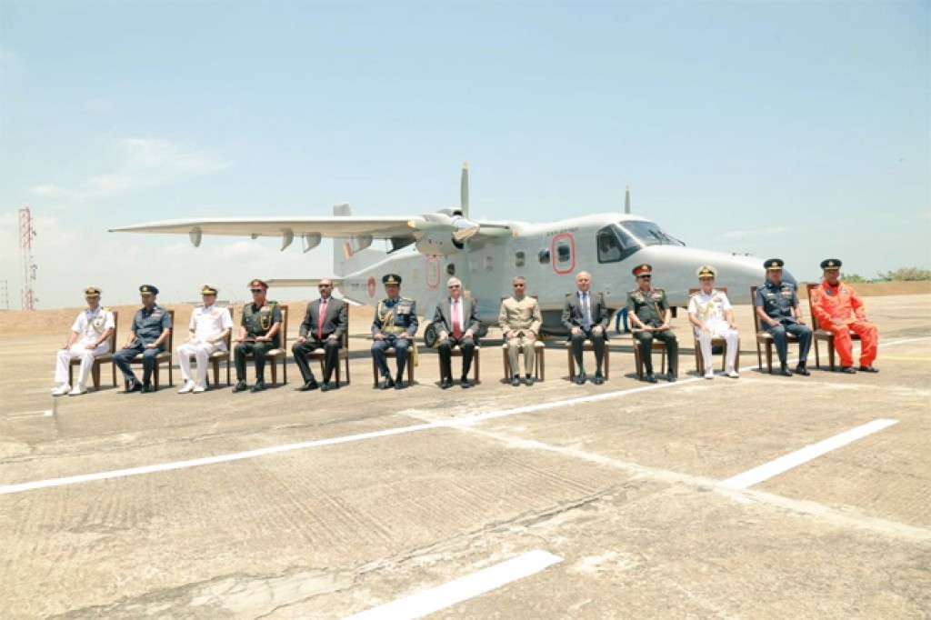 India in Lanka ah dornier aircraft eh hadhiyaakohffi