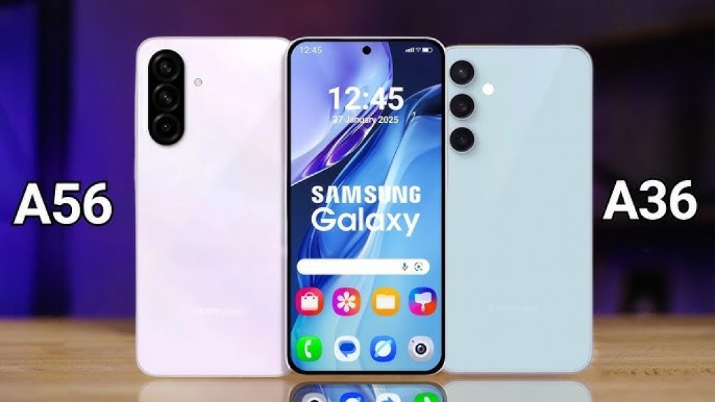 Samsung in Galaxy A56 adhi A36 ge isthihaareh dhakkaalaifi