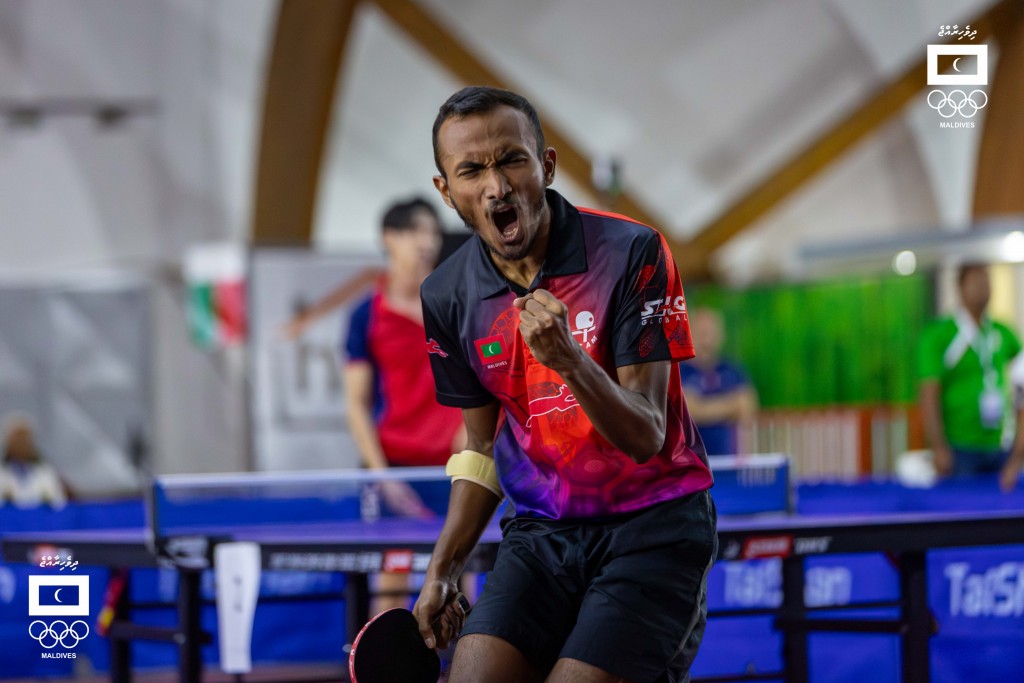 Asian TT championship ge ranking match thakugai raajje ah thaareehee molhuthakeh