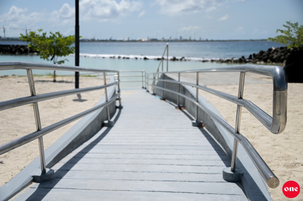 #OnePhoto: Haassa ehee ah beynunvaa meehunah artificial beach gai hedhi ramp