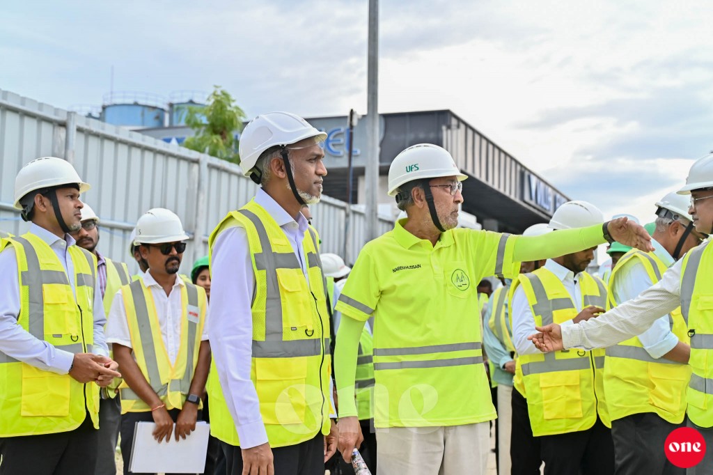Raees Muizzu thilamale bridge site ballavaalavvaifi