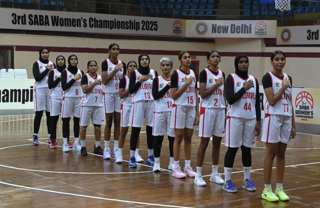 Raajjeyge anhen basket team in furathama faharah SABA mubaaraathuge final ah