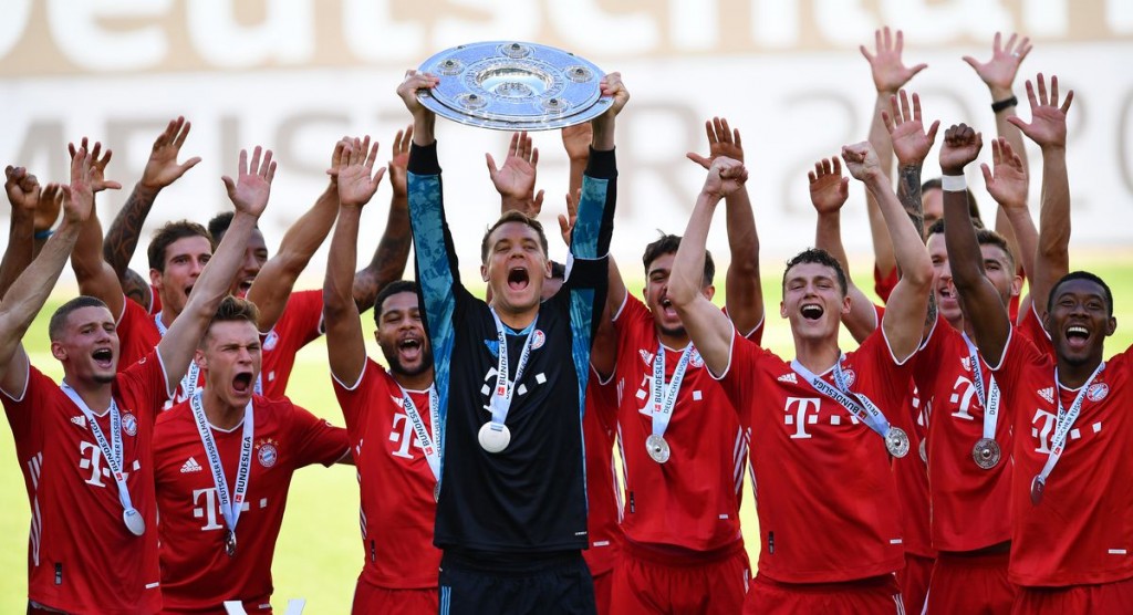 Europe ge champion in therein maalee gothun faidhaagai season nimmaalee Bayern ekani