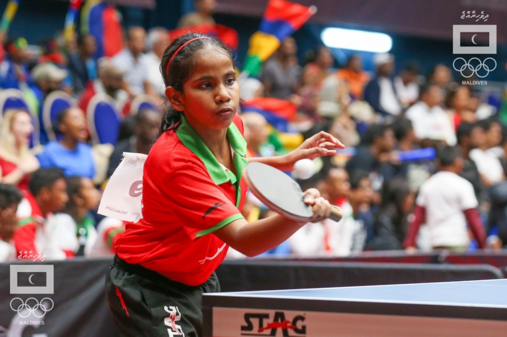 TT  world junior championship gai Dheema ge pair kulhunu mix doubles match in molheh