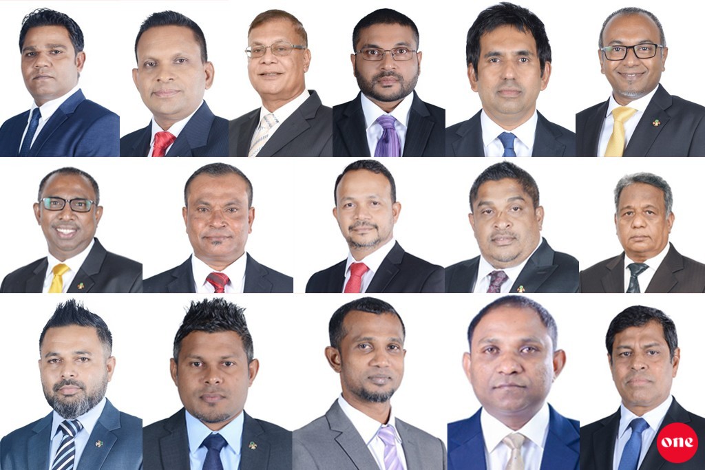 Bodu hiyaanaaiy: List gai nan himeney 16 menbaraku mihaaruge majilis gai