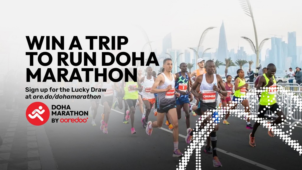 Ooredoo customer innah marathon dhuvelan Doha ah dhiumuge furusatheh