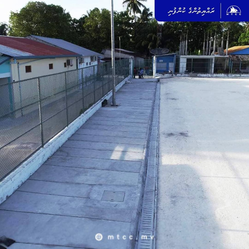 Hulhudhoo football dhandu ge sub-base ge masahkaiy nimihjje