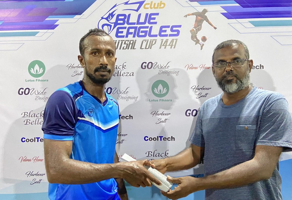 Club Blue Eagles cup: Reyge match thah Koff adhi Evil kaamiyaabu kuri iru Dholhaha aai Timber wolves ehvvaru