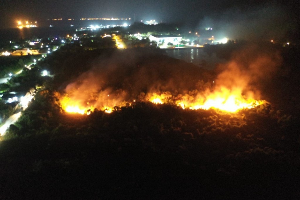 Fire at Hithadhoo Maakilhi was controlled after 12 hours