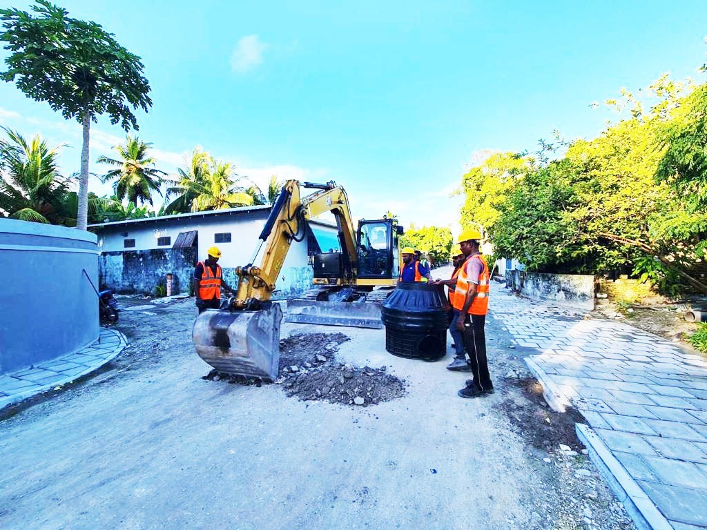 Fuvahmulah inner roads development well underway