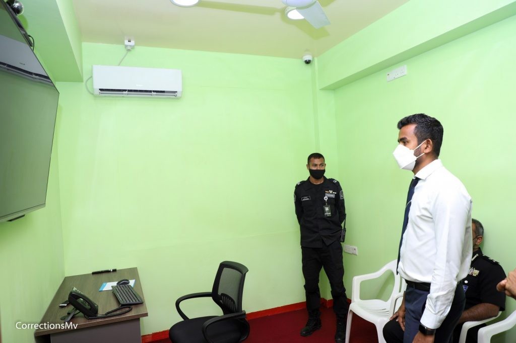Male' Prison starts using in-house courtrooms
