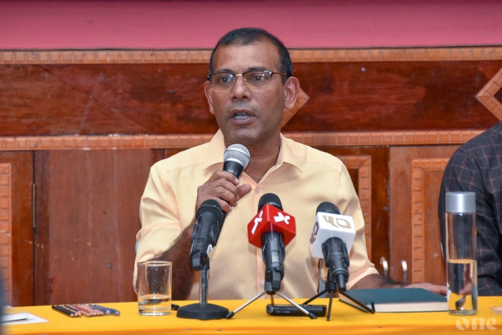 Nasheed: A person who needs shelter does not need conditions