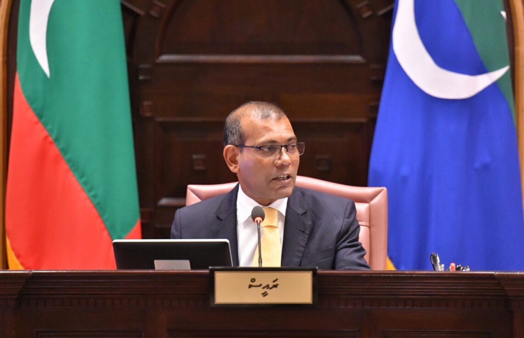 Iyyege jalsaa nimmaalee gavaaidhaa hilaafakah noon: Majlis raees