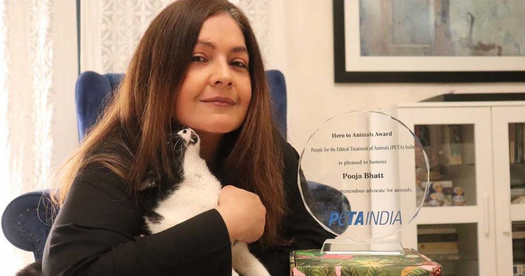 Pooja Bhattge Fish Eye Networkah PETA award libijje