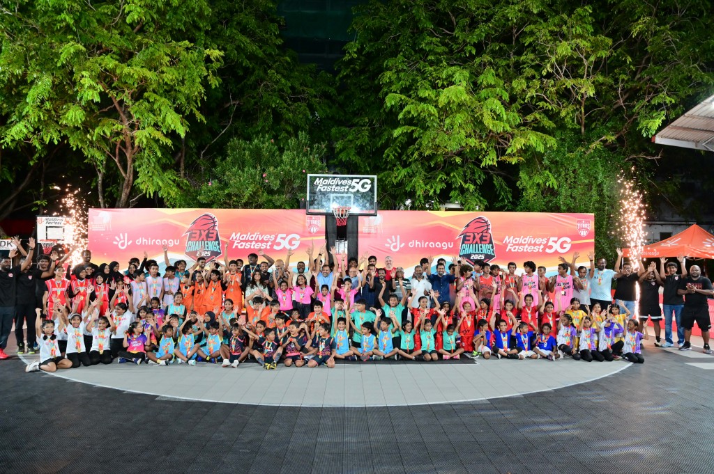 Dhiraagu 3X3 Challenge basketball mubaaraaiy foariaa eku ninmaalaifi