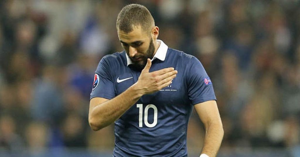 Benzema en'buri France squad ah