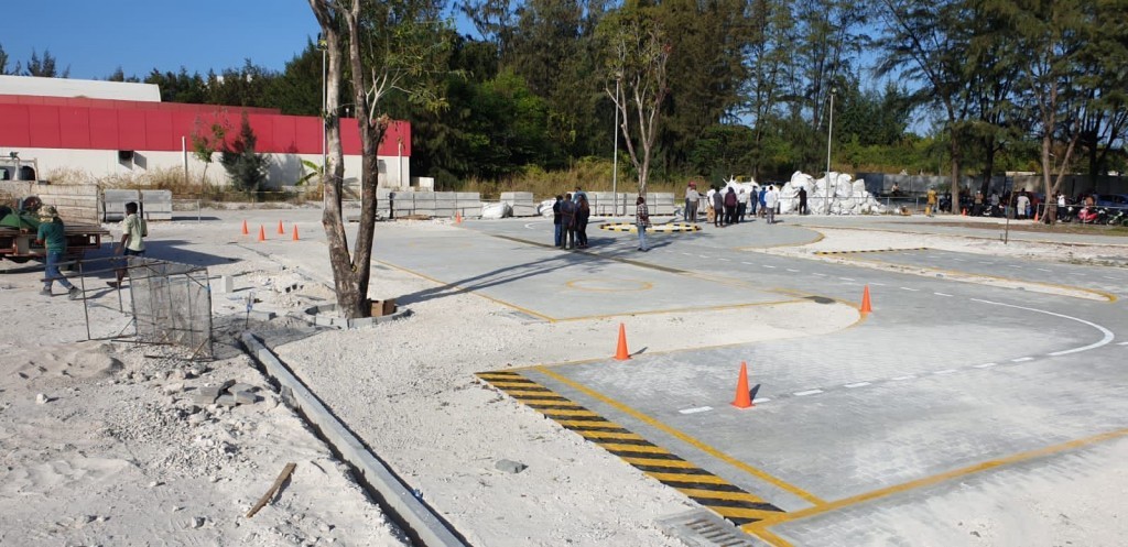 Driving test moved to Hulhumale' driving track