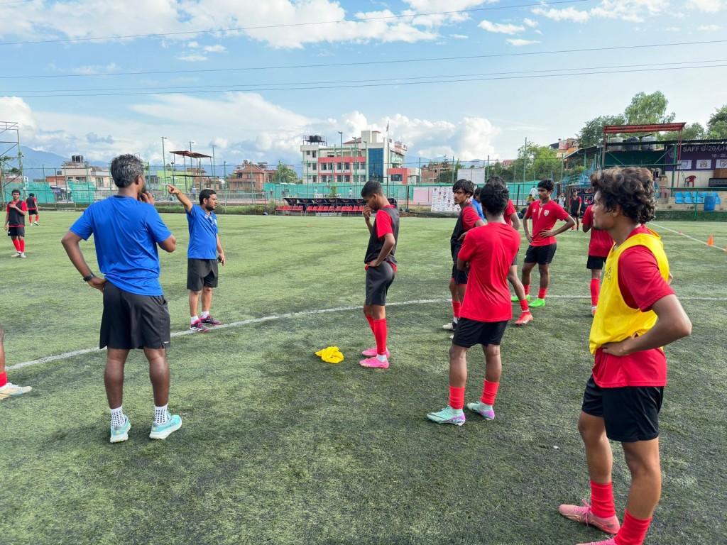 SAFF U20 mubaaraathuge group stage match thah kulhey dhandu badhalukoffi