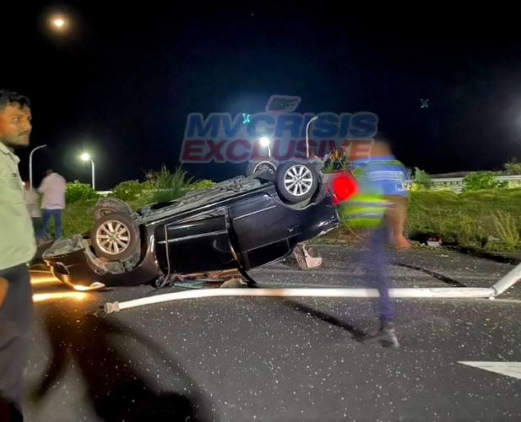Speeding police car involved in dangerous accident