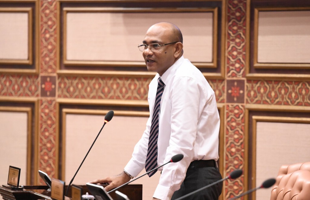 Sarukaarun kunfuni hadhaigen kudhi viyafaarithakah dhanee araigannamun: Member Ahmed Zahir